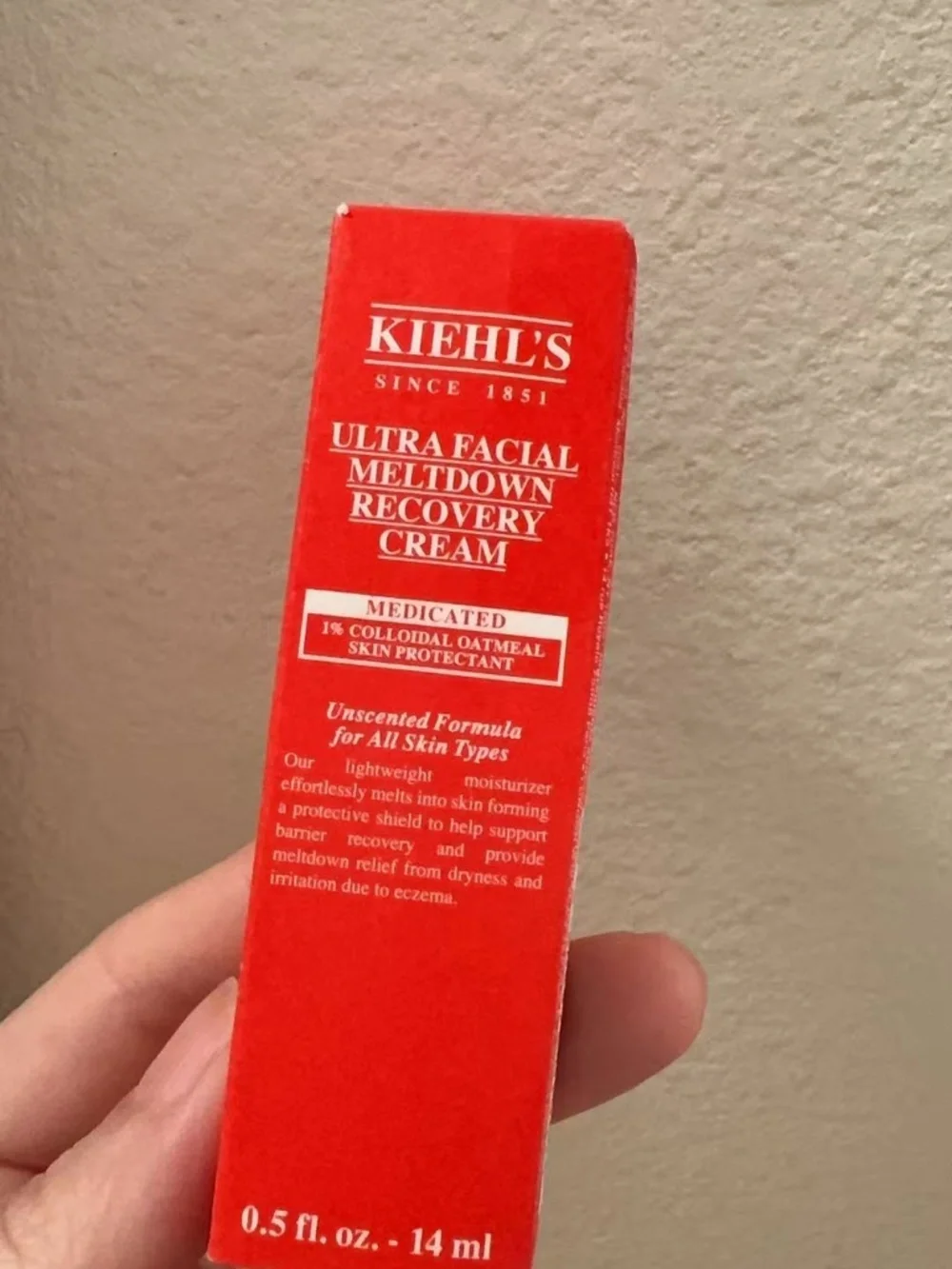 Kiehls Ultra Facial Meltdown Recovery Cream Medicated 14ml